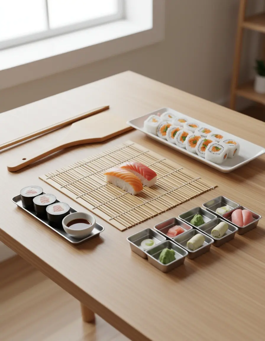 Kit para hacer sushi de 10 piezas para cenas creativas