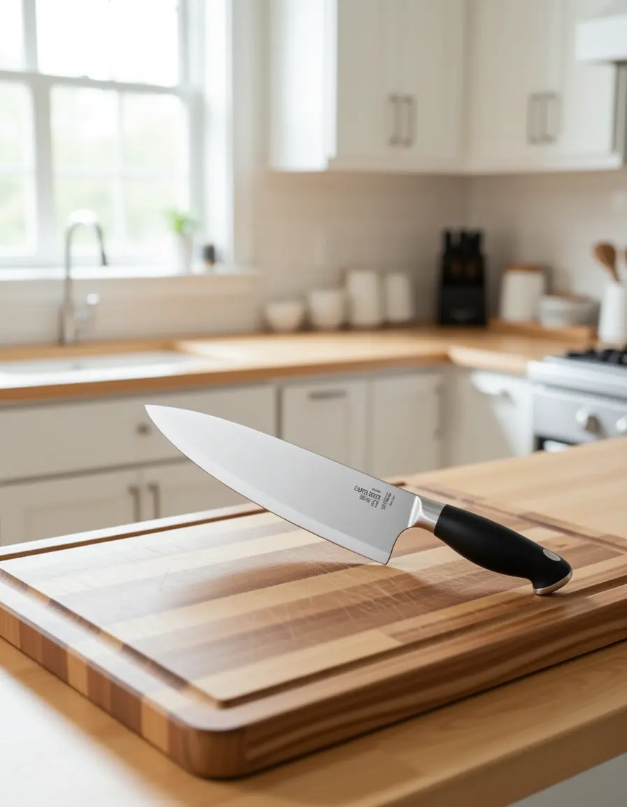 Cuchillo de chef de acero inoxidable de 8 pulgadas profesional