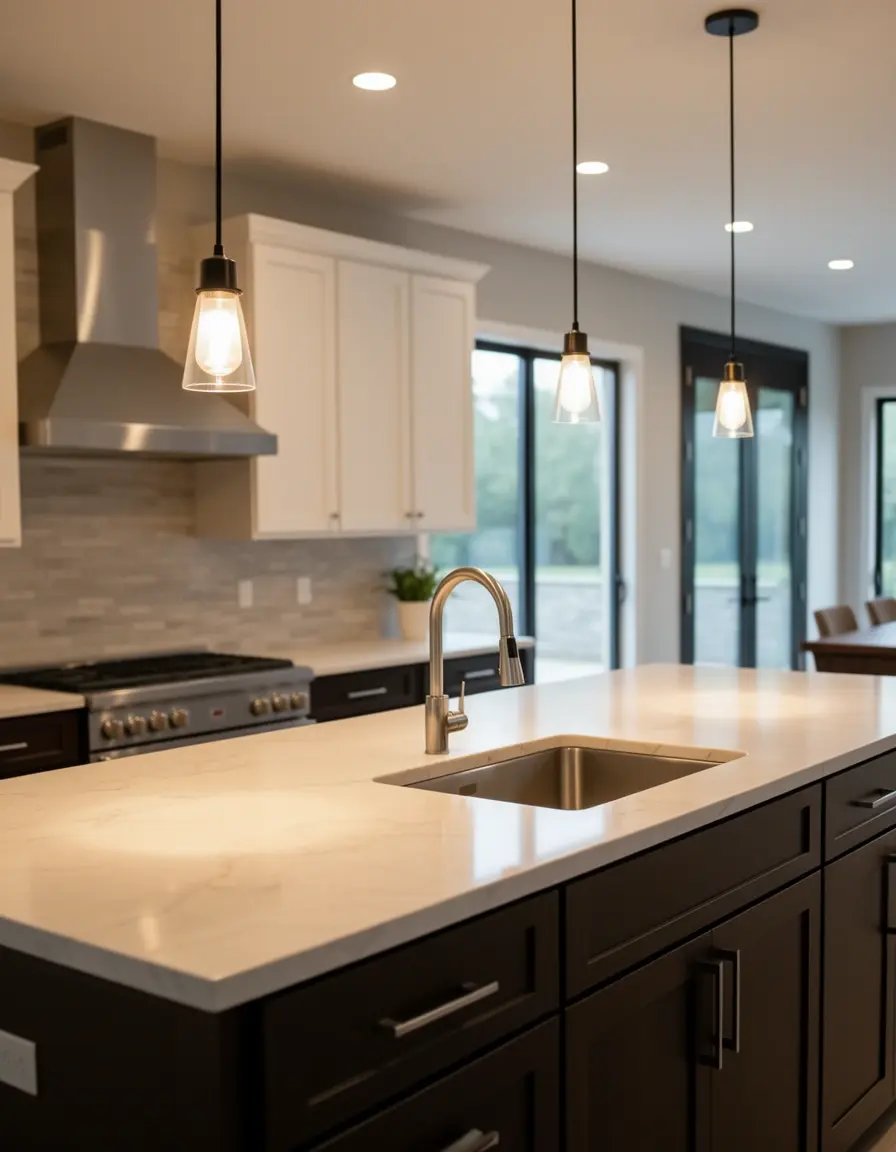 Lámpara colgante mini LED para islas de cocina