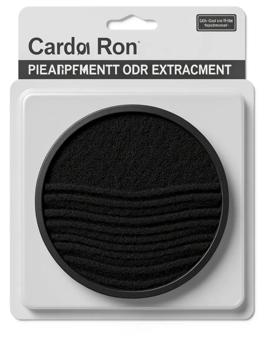 Filtro de carbón redondo de repuesto para extractor cocina