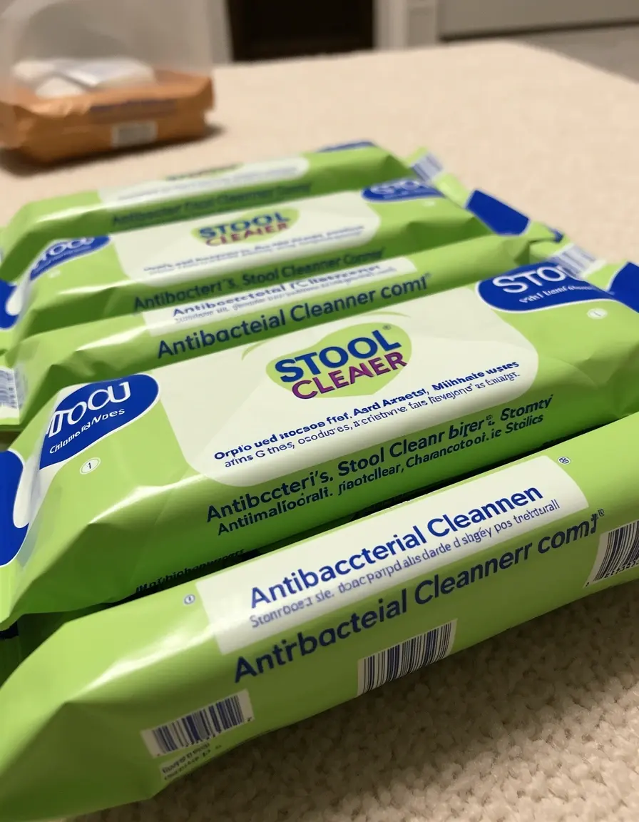 Toallitas limpiadoras antibacterianas para taburetes