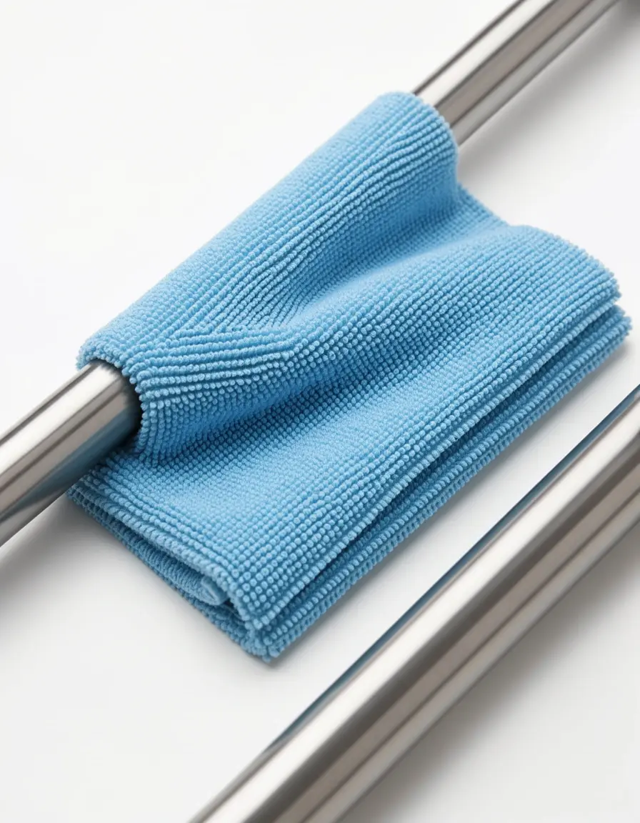 Paño de microfibra pulidor para tiradores metálicos