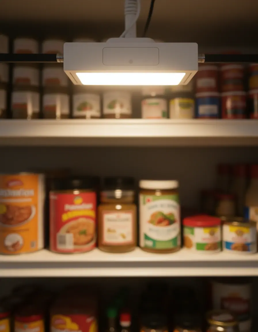 Luz LED con sensor de movimiento para despensa