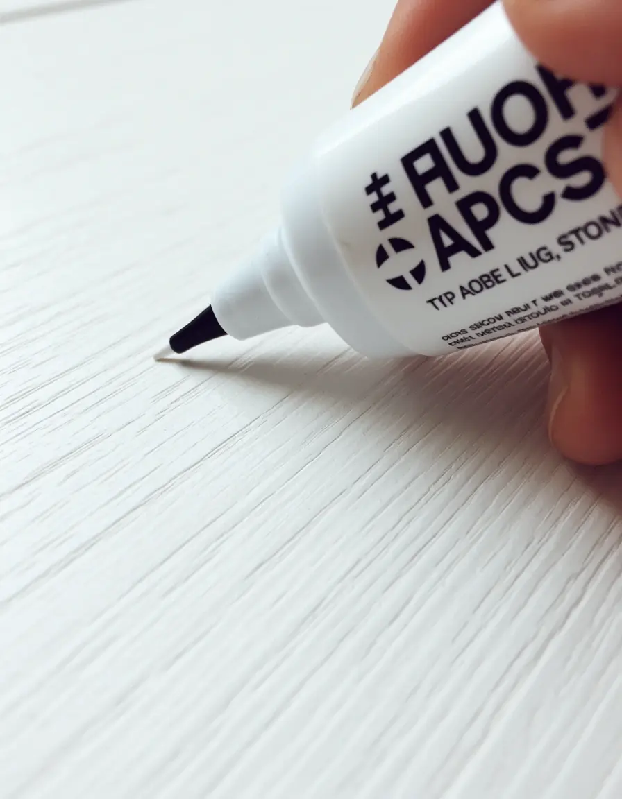Lápiz de retoque de pintura blanca para muebles de cocina