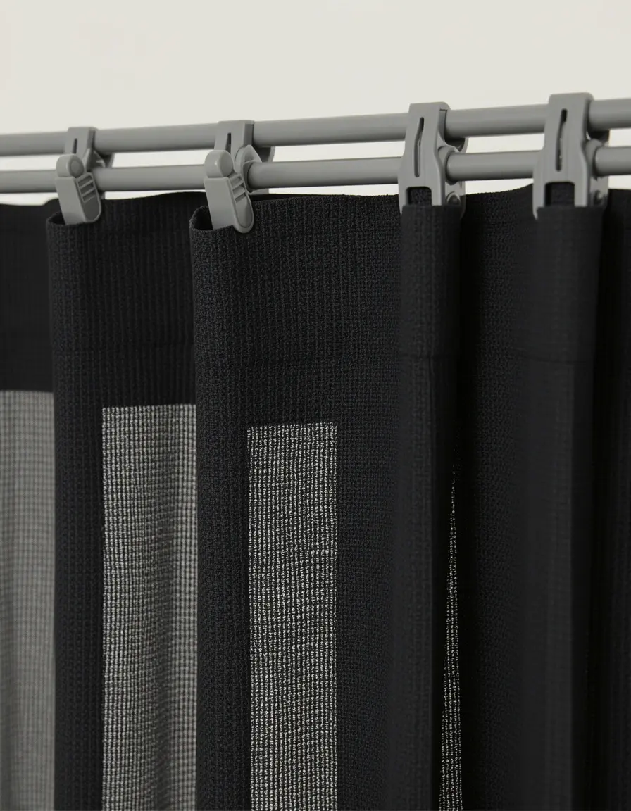 Clips para forro opaco blackout para cortinas de ventana