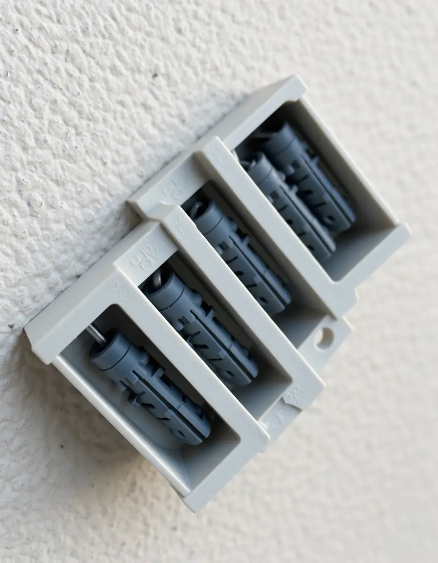 Kit de anclajes de pared para seguridad en muebles de cocina