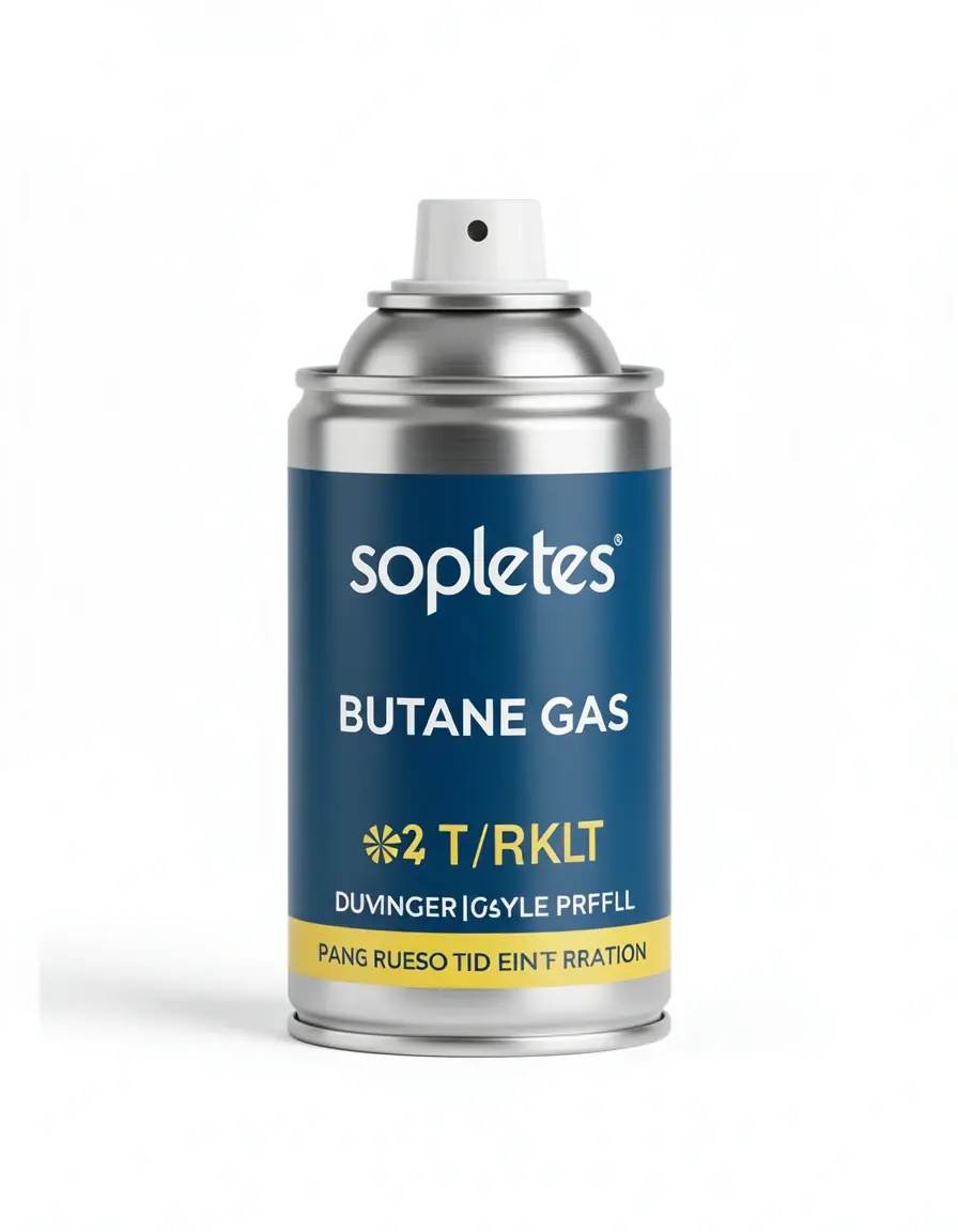 Recambio de gas butano para soplete cocina