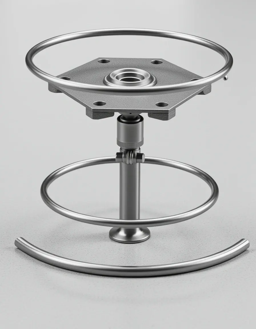 Kit de placa giratoria para base de taburete de cocina