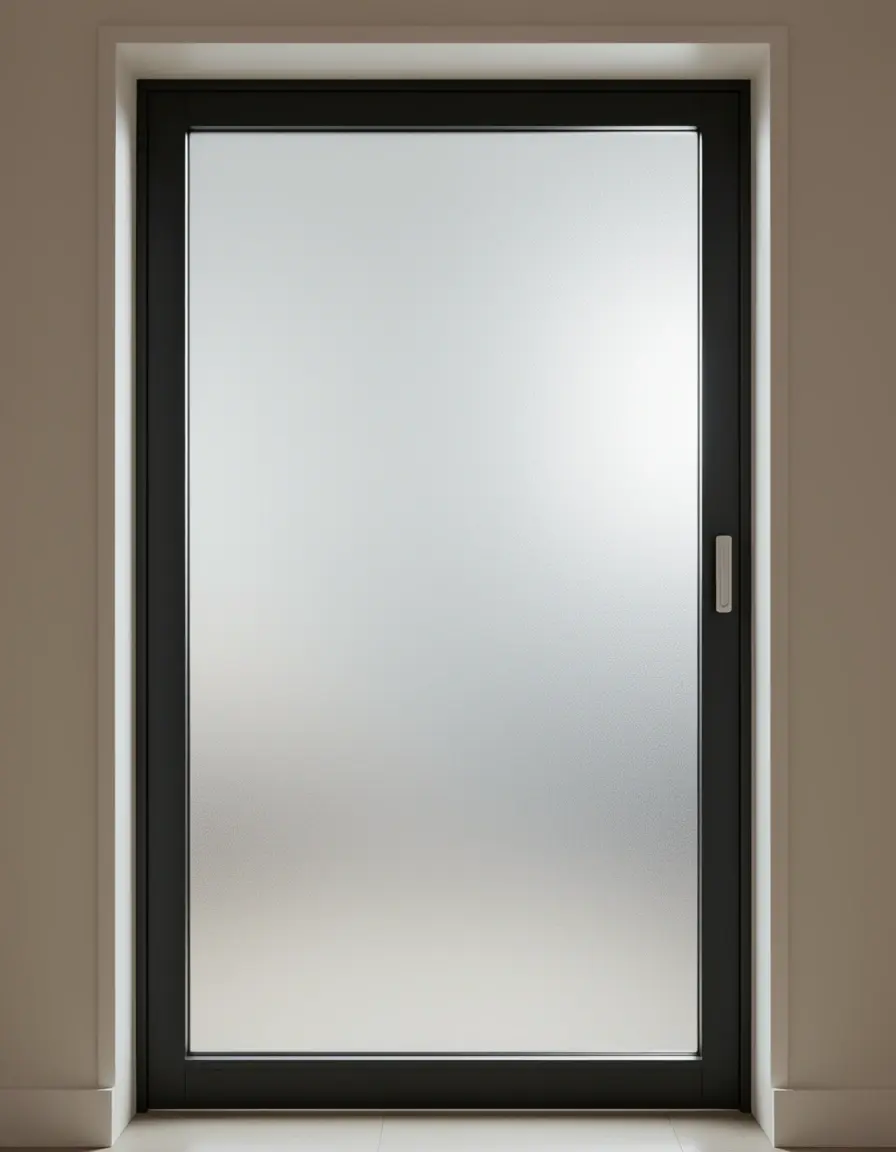 Panel de vidrio esmerilado para puertas de aparador de cocina