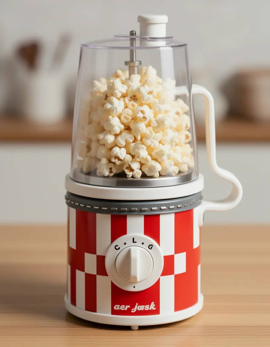 Mini palomitera de aire caliente para snacks saludables