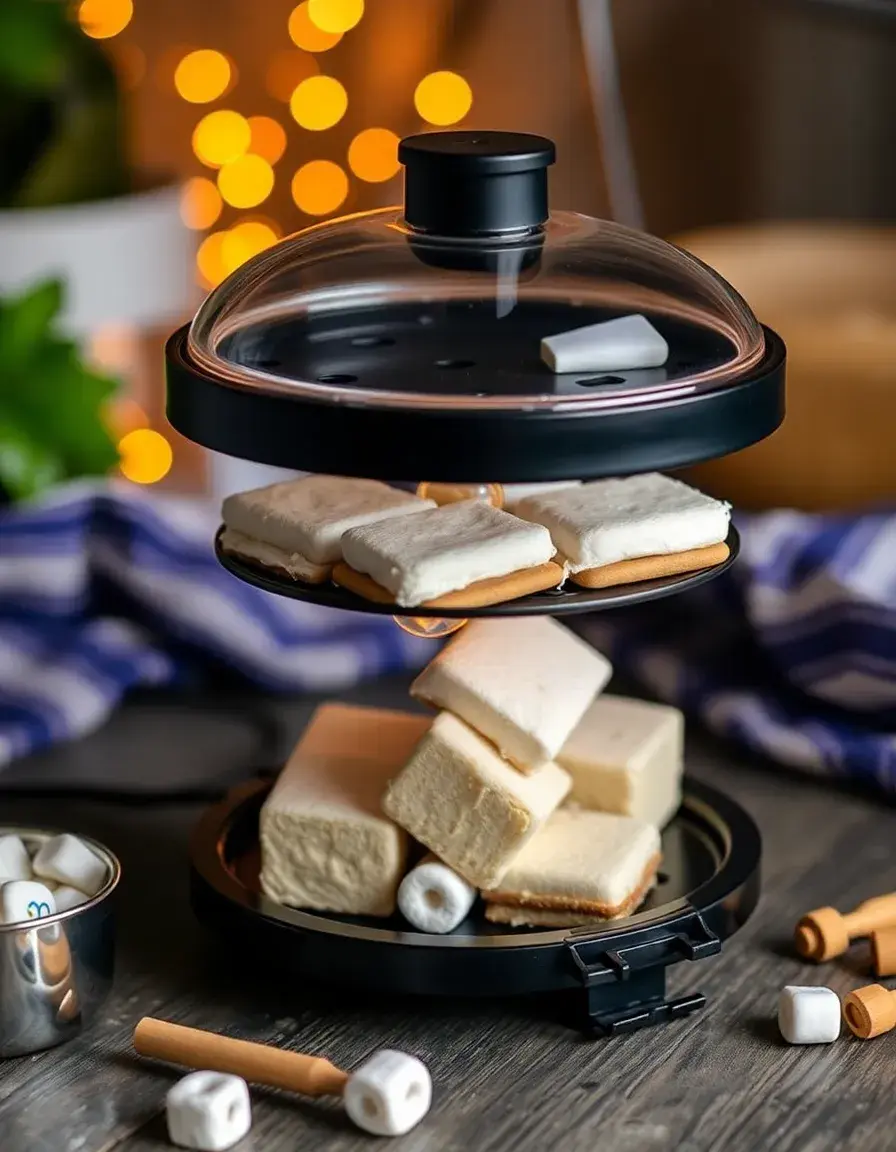 Kit para hacer s'mores en interiores sin llama