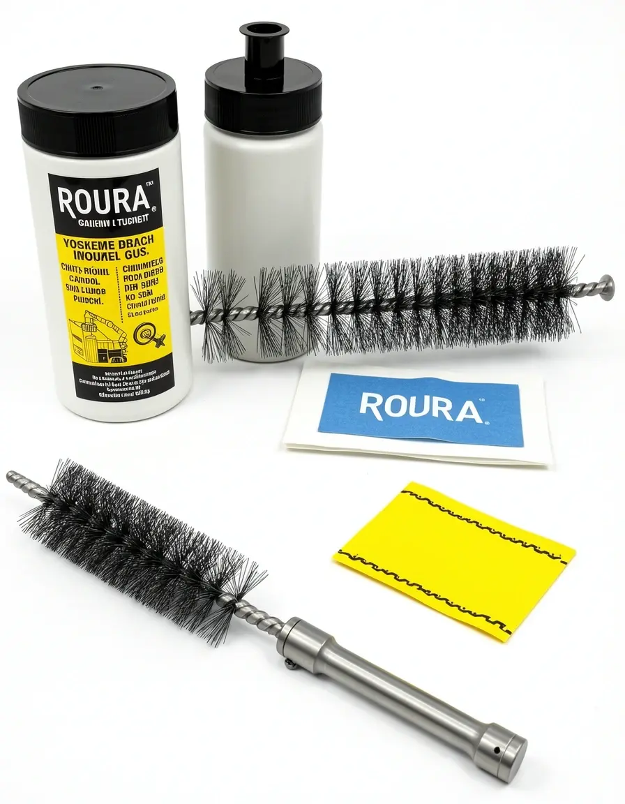 Kit de cepillos extensibles para limpieza de chimeneas