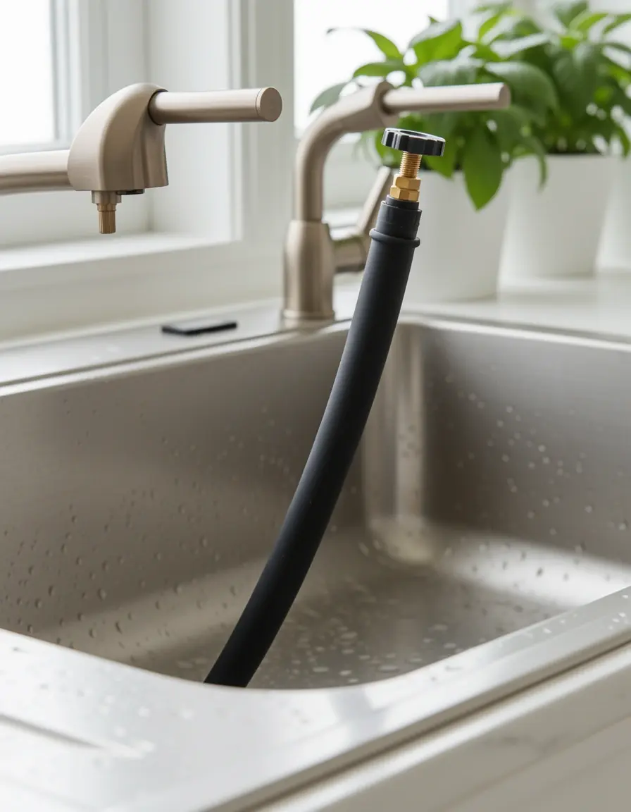 Tubo de extensión flexible para grifo de silicona