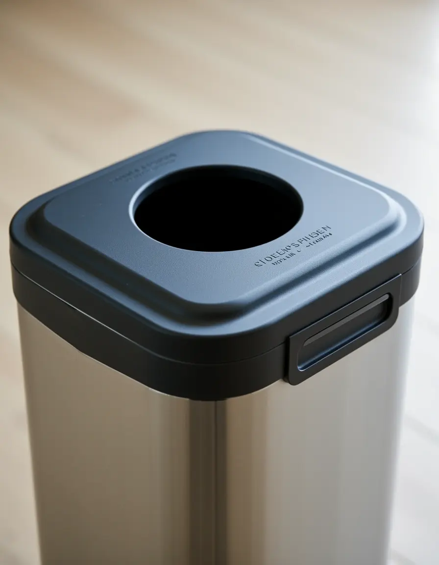 Cubo de basura con sensor de movimiento para optimizar espacio