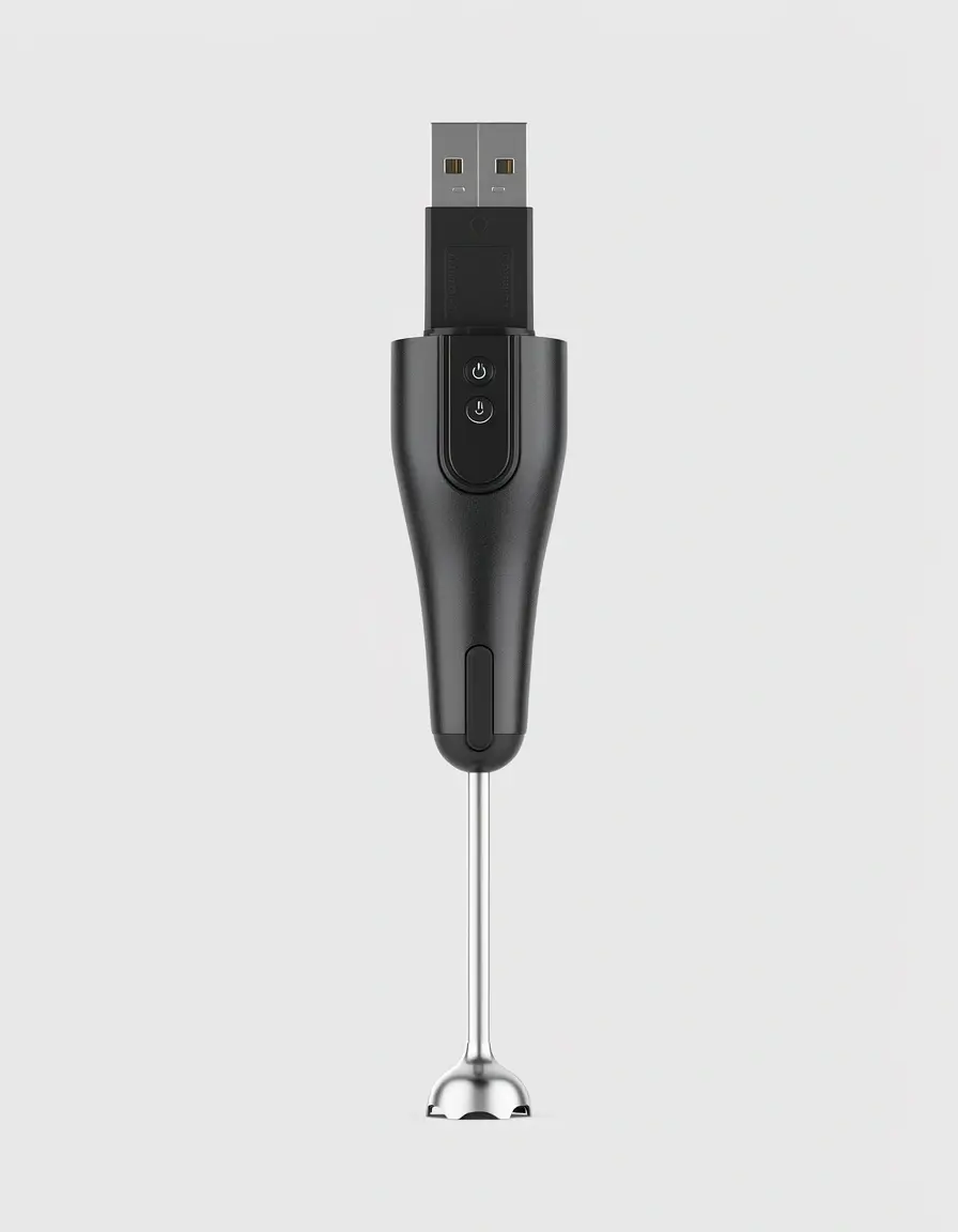 Batidora de mano recargable por USB, sin cables