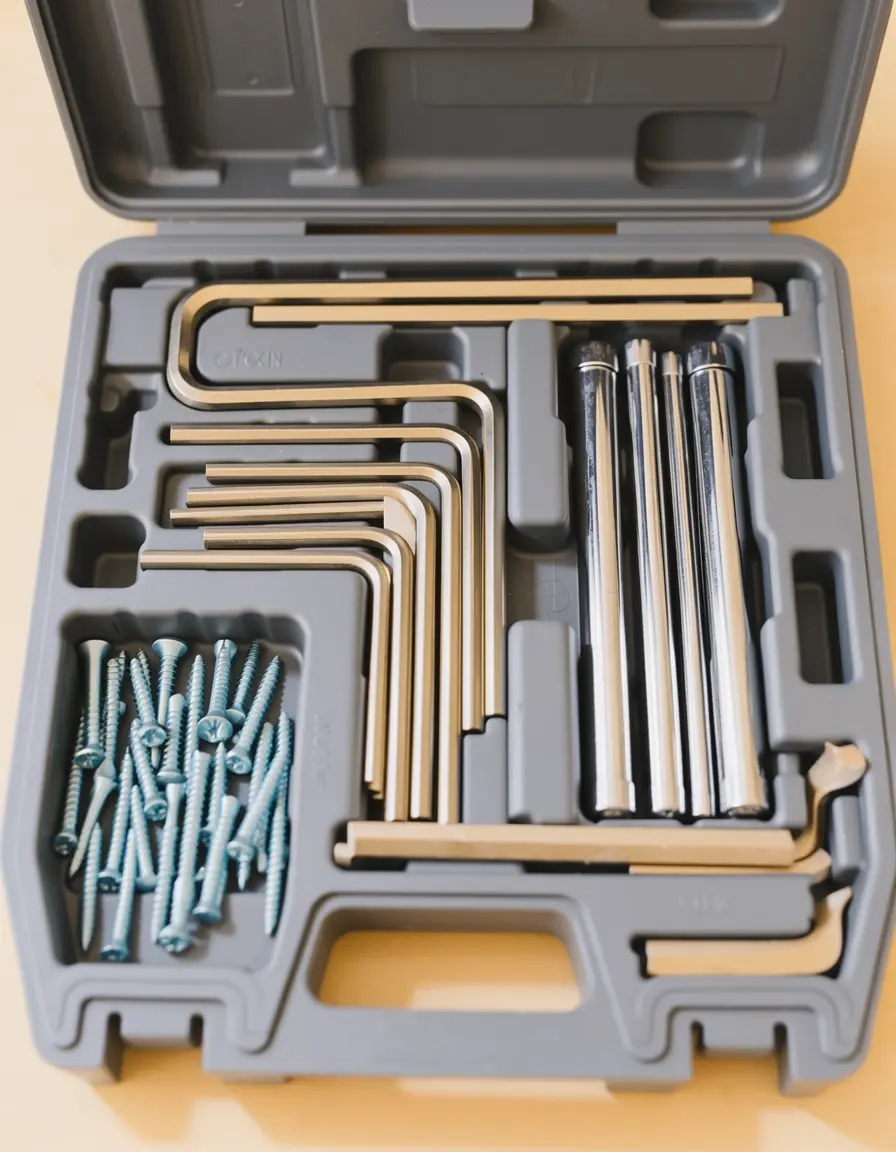 Kit de herramientas para montaje y mantenimiento de taburetes de cocina