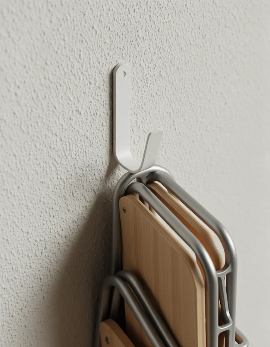 Wall Mount Hook para colgar mesa plegable cocina