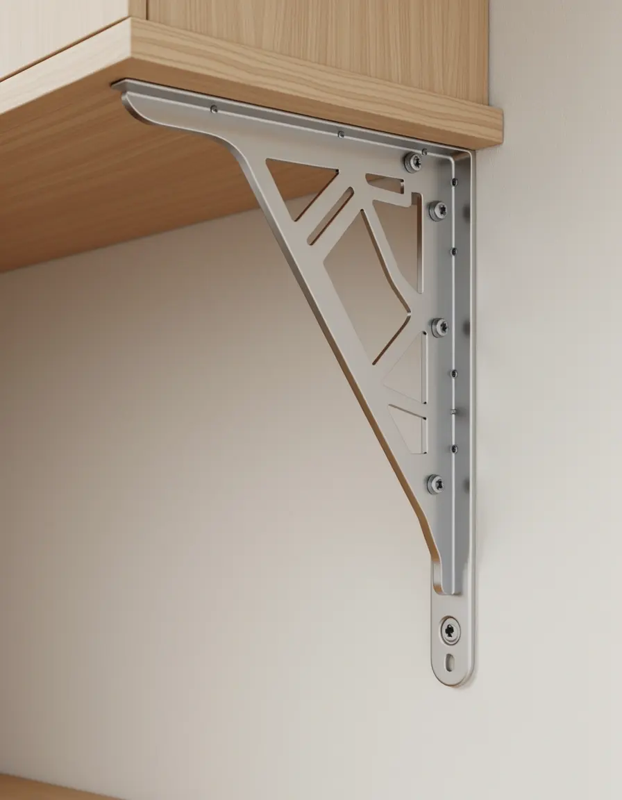 Soporte de pared reforzado para mobiliario de cocina