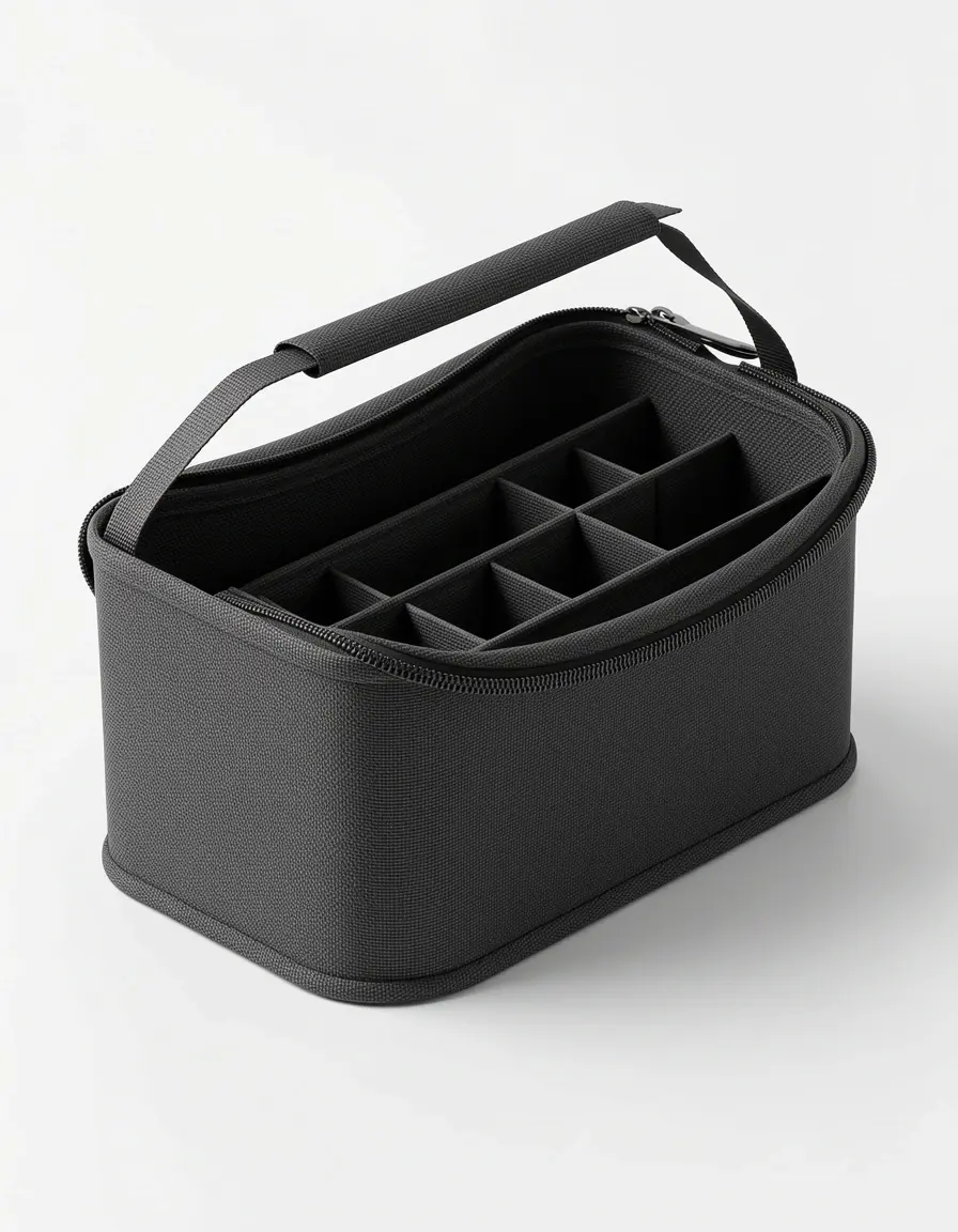 Organizador portátil con asa para productos de limpieza o condimentos