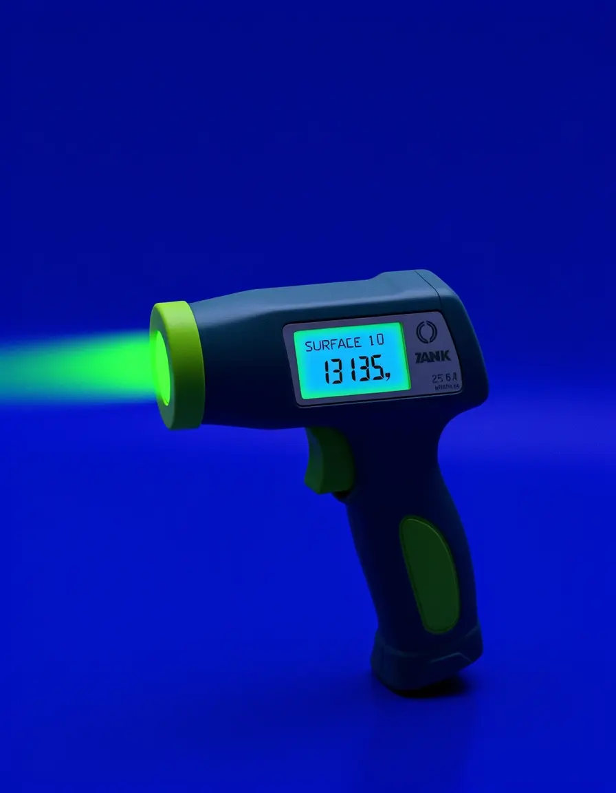 Pistola de temperatura infrarroja para superficies de cocina