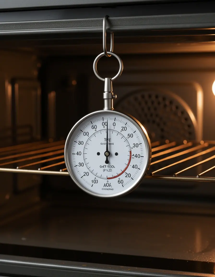 Termómetro de acero inoxidable para horno de gas
