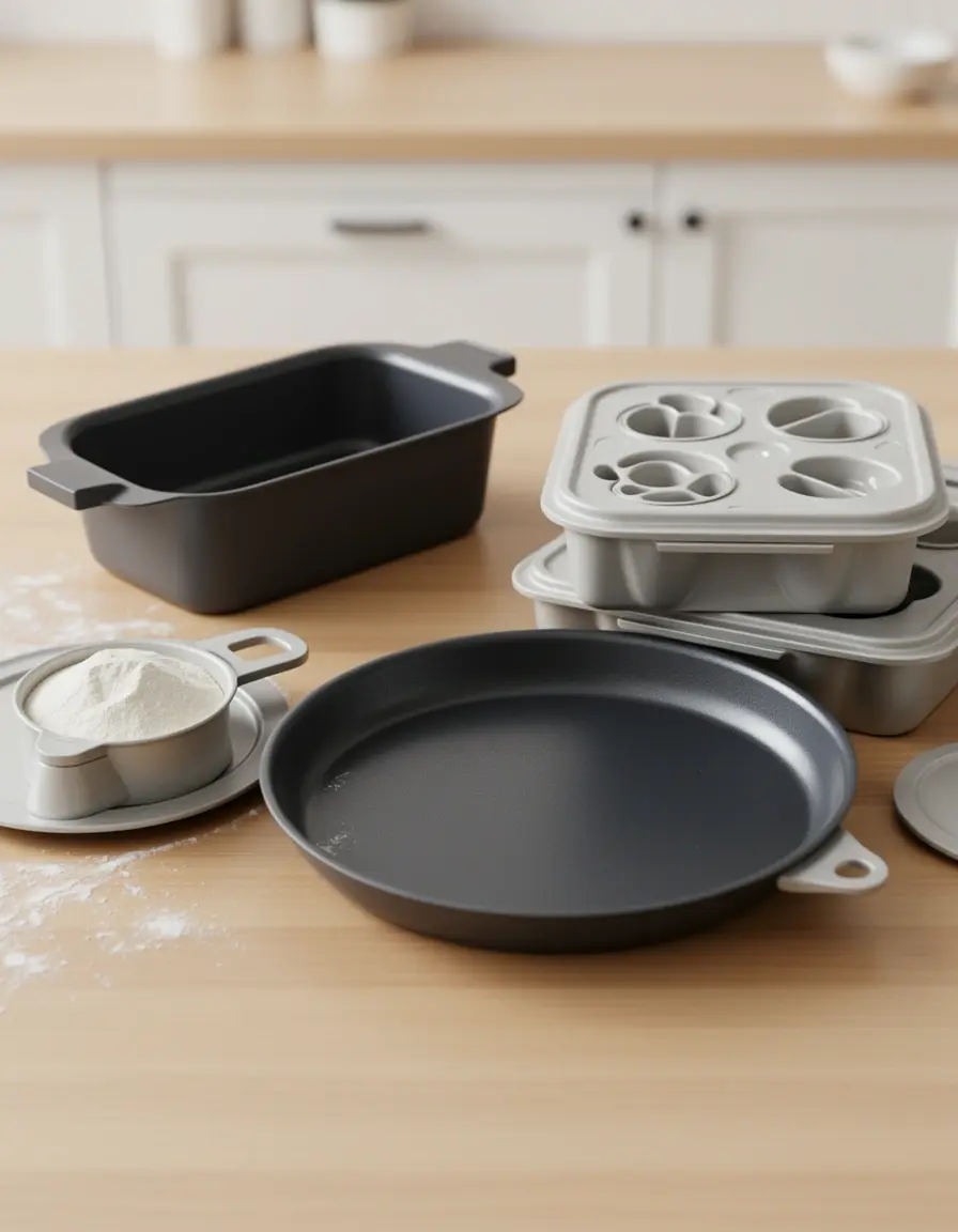 Set de moldes para hornear antiadherentes básicos