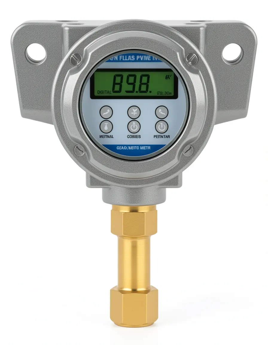 Medidor digital de flujo de gas para cocina gas de alta precisión