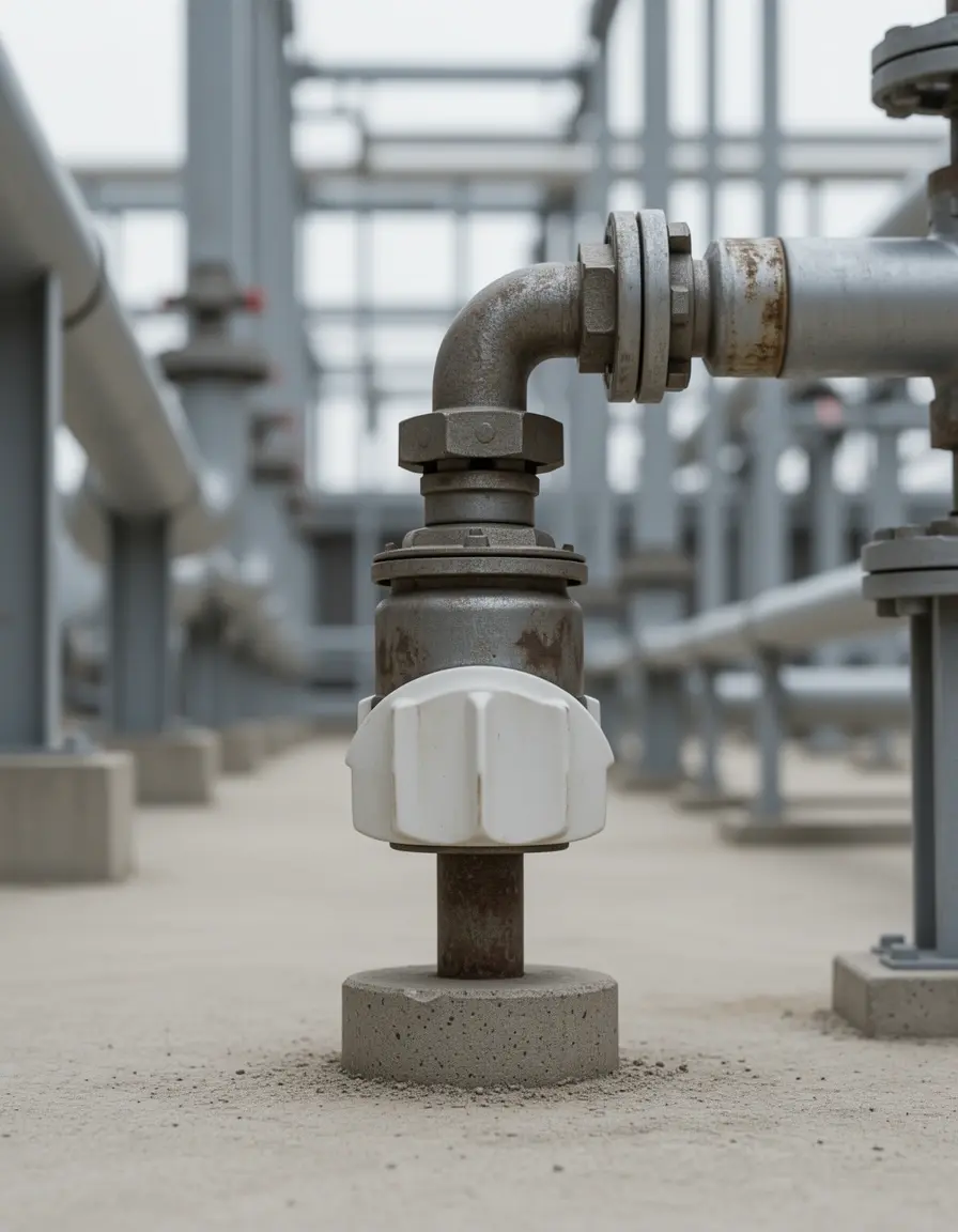 Tapón de seguridad para líneas de gas