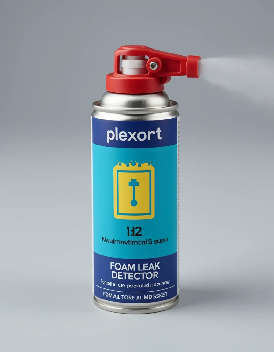 Spray detector de fugas de gas con espuma