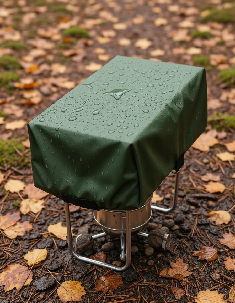 Funda impermeable para estufas y cocinas portátiles.
