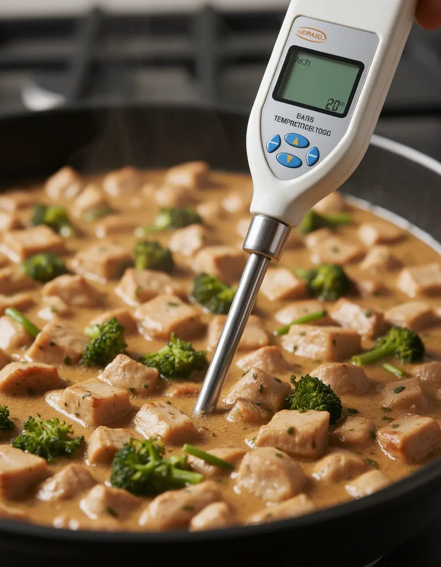 Termómetro digital de cocina con sonda para carnes y líquidos