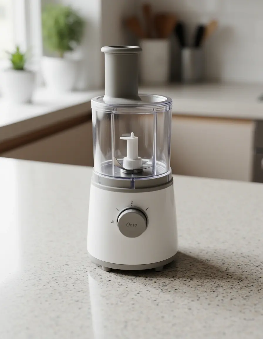 Mini Food Processor eléctrico en encimera estrecha
