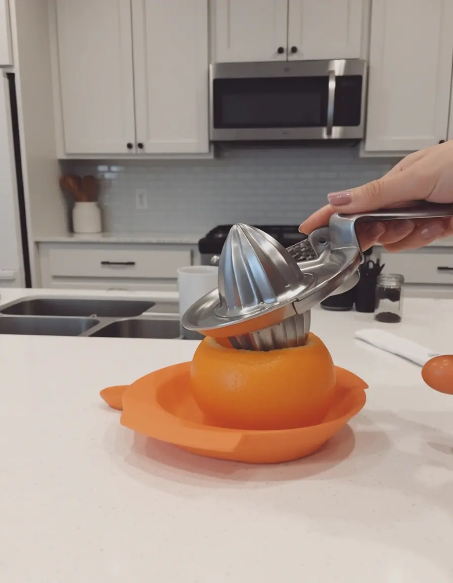 Exprimidor de cítricos manual para cocina