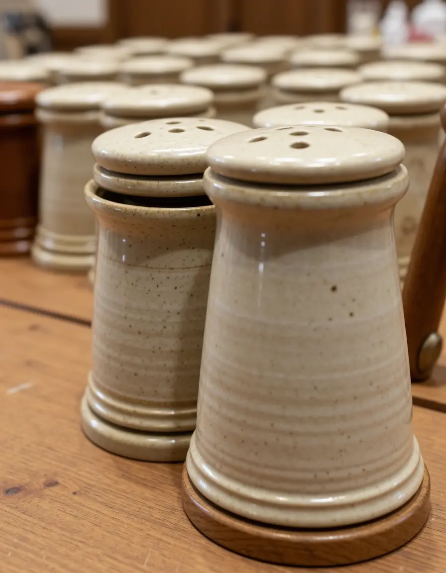 Saleros de cerámica minimalistas