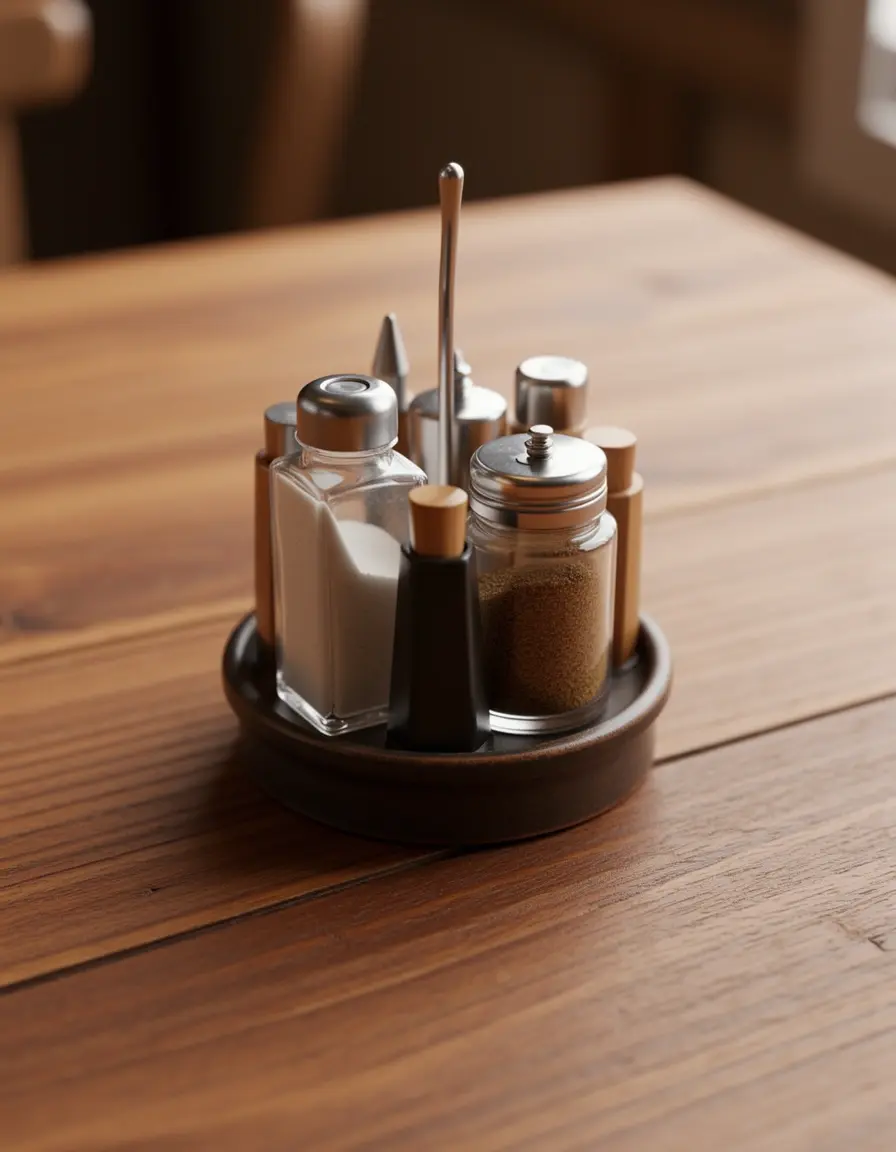 Plato giratorio Lazy Susan para condimentos