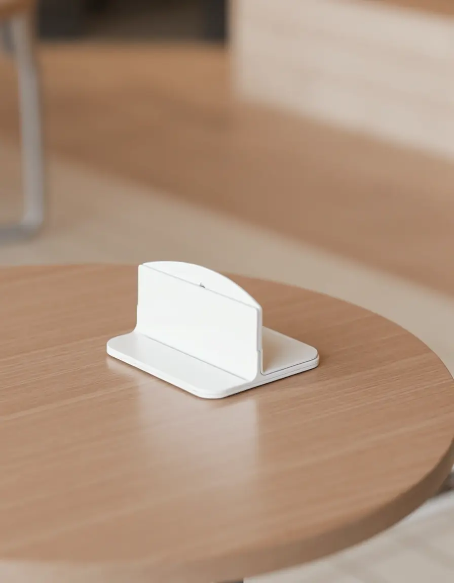 Dispensador de servilletas plano de diseño moderno sobre mesa