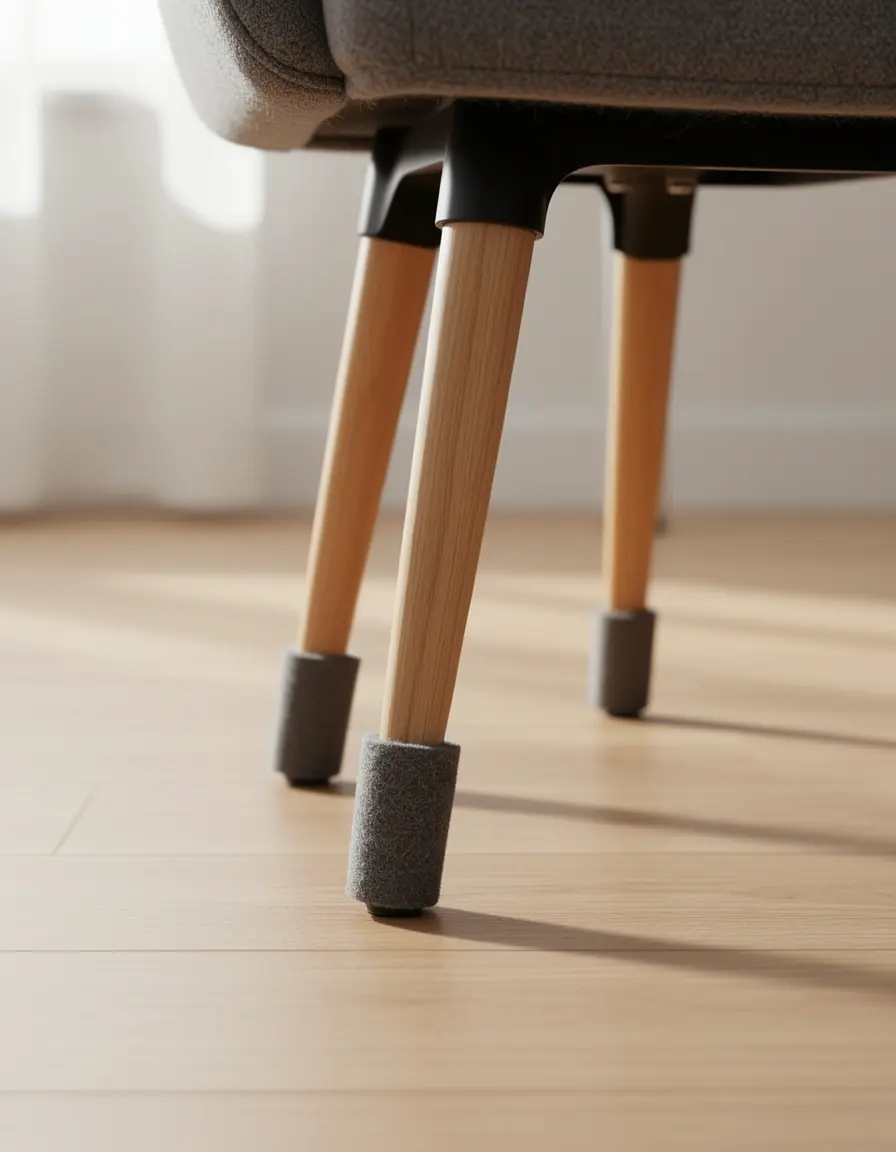 Protectores de patas de silla cocina en fieltro