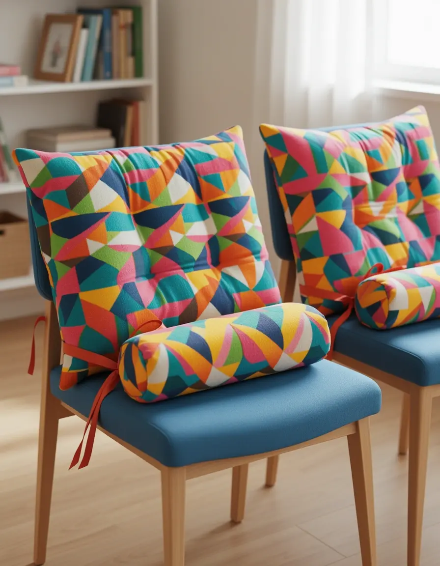 Almohada de soporte lumbar para silla de cocina