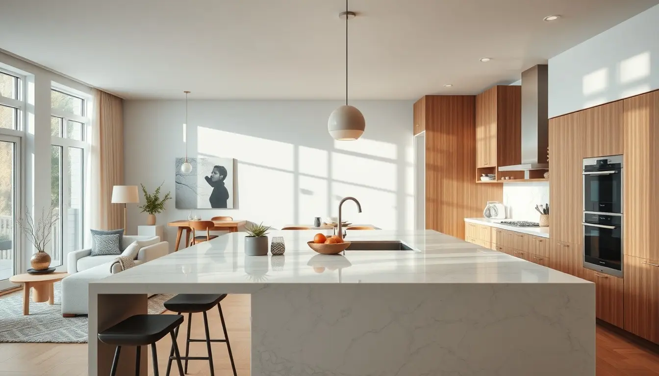 Cocinas con isla y salón: Guía de Herramientas Integradas