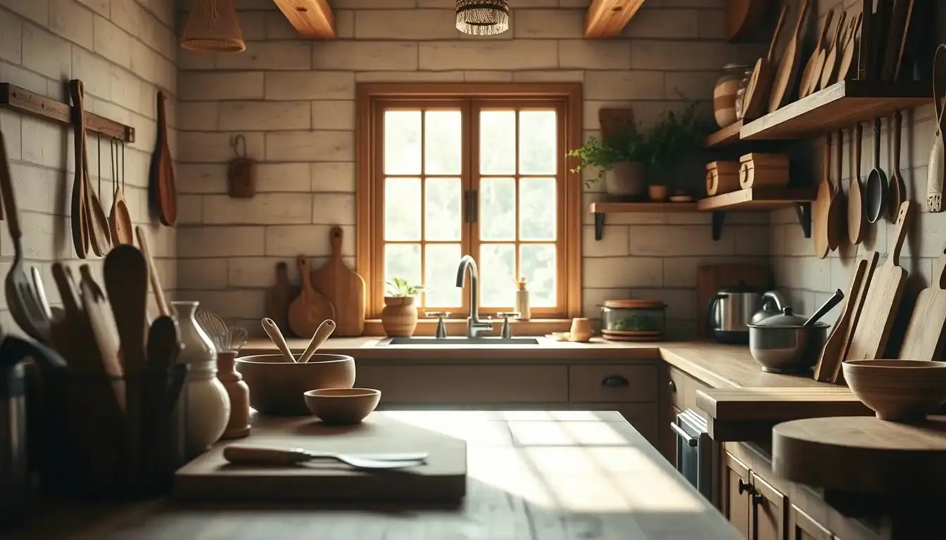 Wooden Kitchen Tools and Decor: Guía de Cocinas de Madera