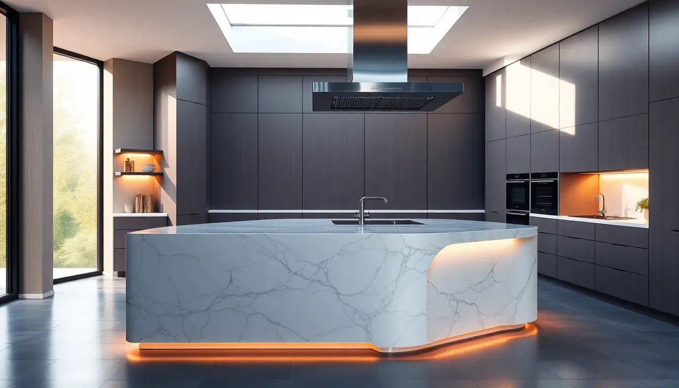 Cocinas Modernas con Isla: Guía Práctica de Diseño y Gadgets