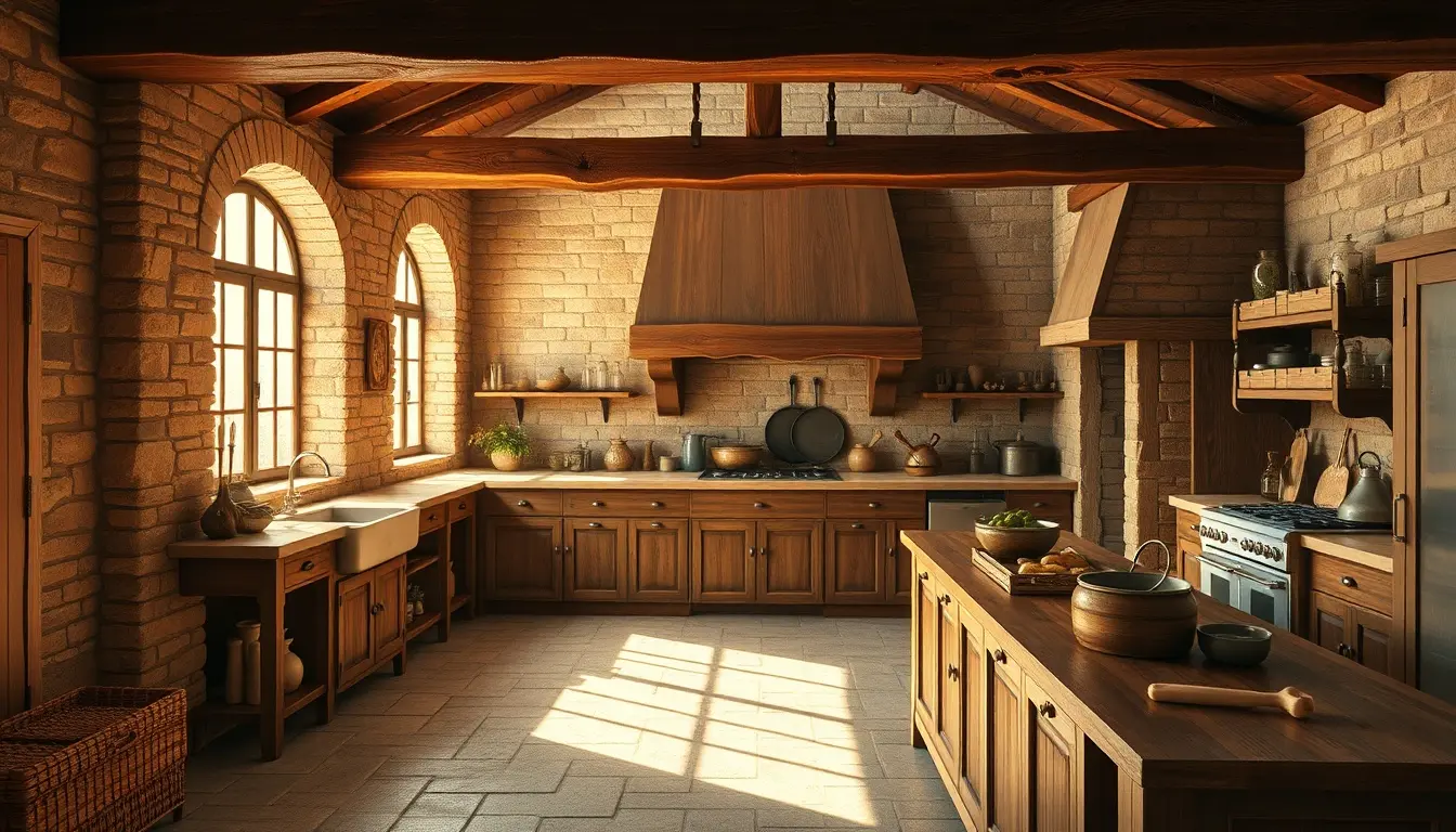 Cocinas rústicas de campo: El corazón cálido de tu hogar