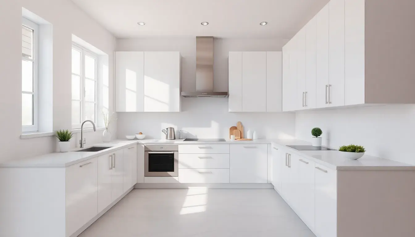Cocinas Blancas: Guía de Decoración y Herramientas de Limpieza