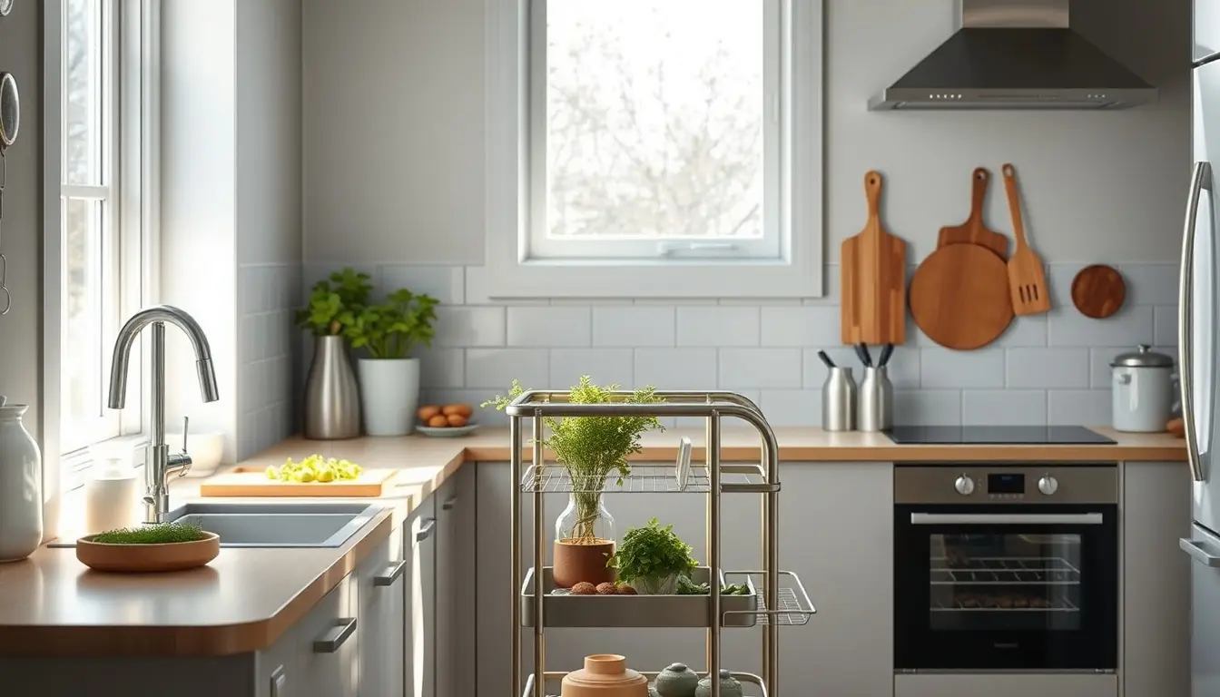Muebles Auxiliares de Cocina: Versatilidad y Orden